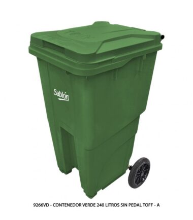 Contenedor 240 Litros Sablón 9266VD Verde