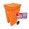 Contenedor 240 Litros Sablón 9560NA Naranja