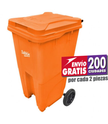 Contenedor 240 Litros Sablón 9560NA Naranja