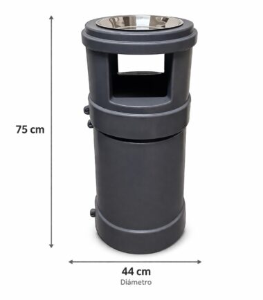 Contenedor PA Seguridad de Rotomoldeo 114 litros