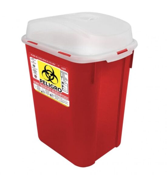 cesto para punzocortantes RPBI 20 litros