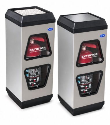 Portaextintor Cubo Doble Ventana 403011