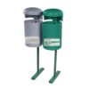 Papelera PA 30 Doble de Rotomoldeo
