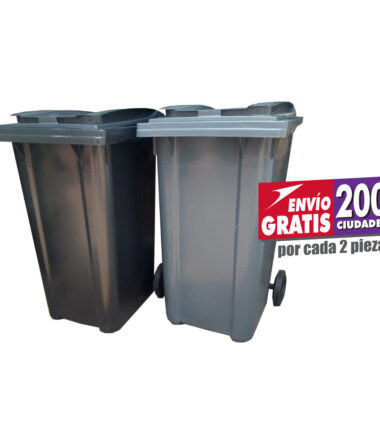 Contenedor SULO 240L Gris con 2 Ruedas