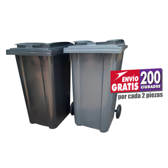 Contenedor SULO 240L Gris con 2 Ruedas