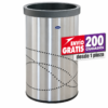 Bote de Basura Jumbo Aro Art Center 150 Litros acero inoxidable pulido 623211