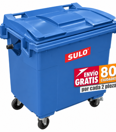 Contenedor Citybac 660 litros SULO con 4 ruedas