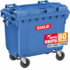 Contenedor Citybac 660 litros SULO con 4 ruedas