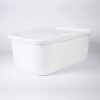 Recipiente Plus Rectangular 16L Blanco para Congelación Estra